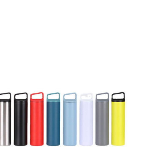 BP009 slim stainless steel bottles with rectangular carry lids