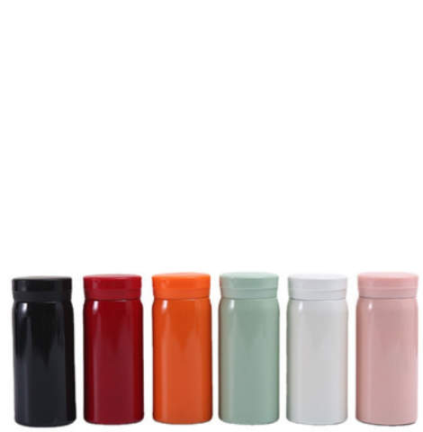 BP011 compact stainless steel bottles in six colors